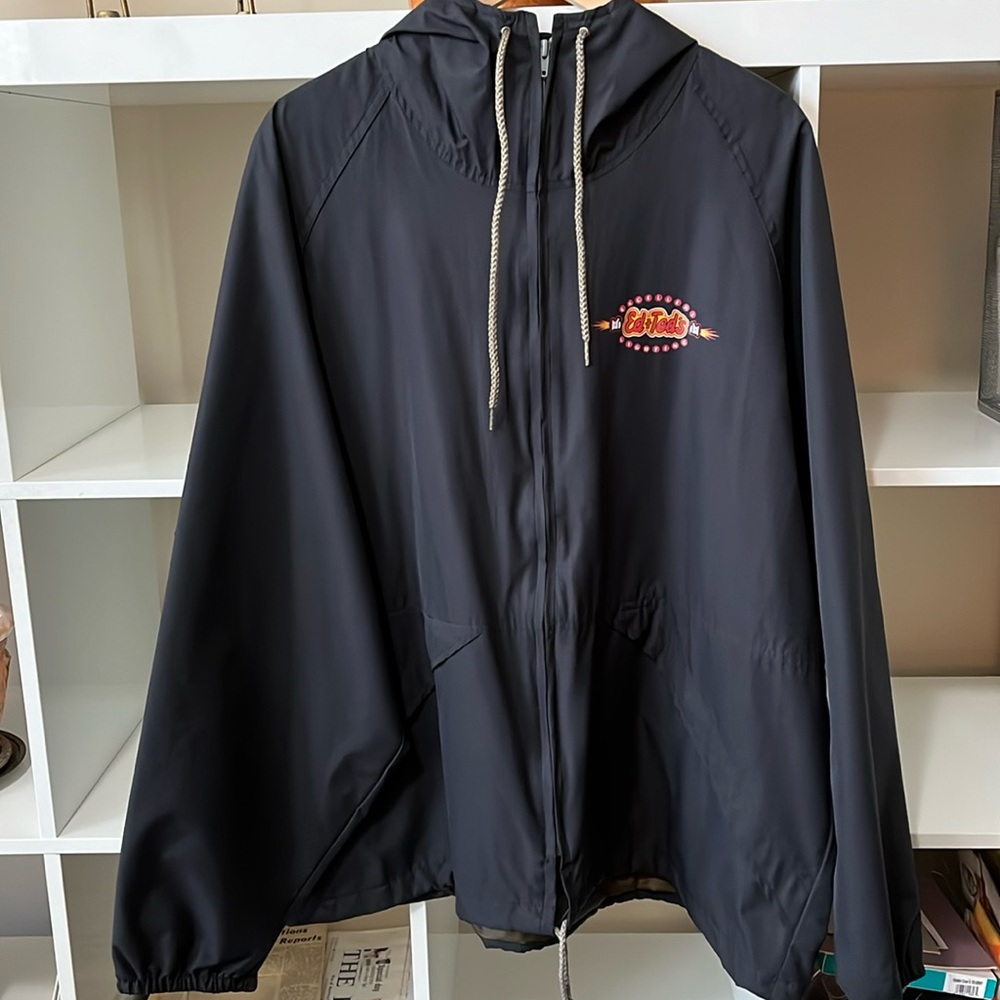 Green Day Ed and Ted’s Lighting Rain Parka Men’s 2XL Black